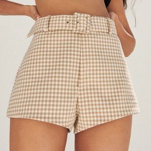 Zara Belted Shorts